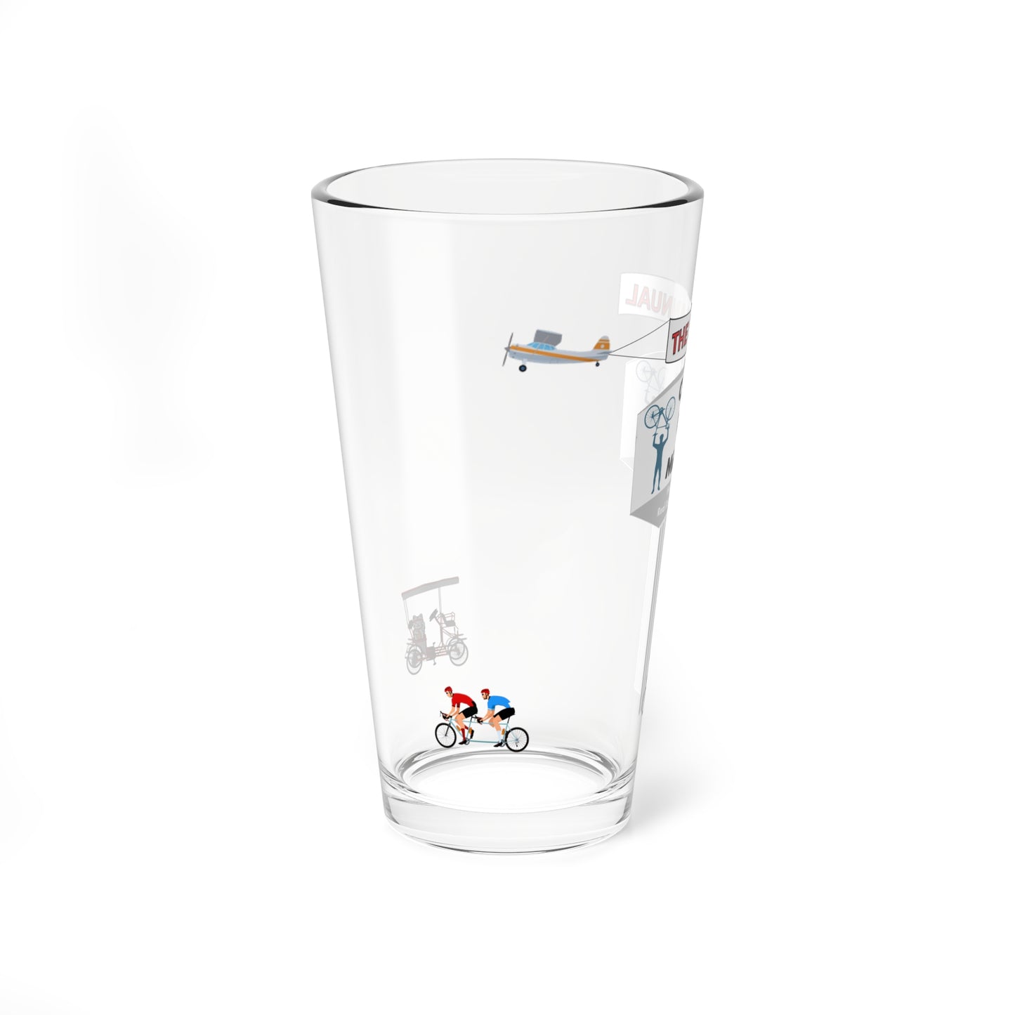 2025 Cycle For Michael Pint Glass