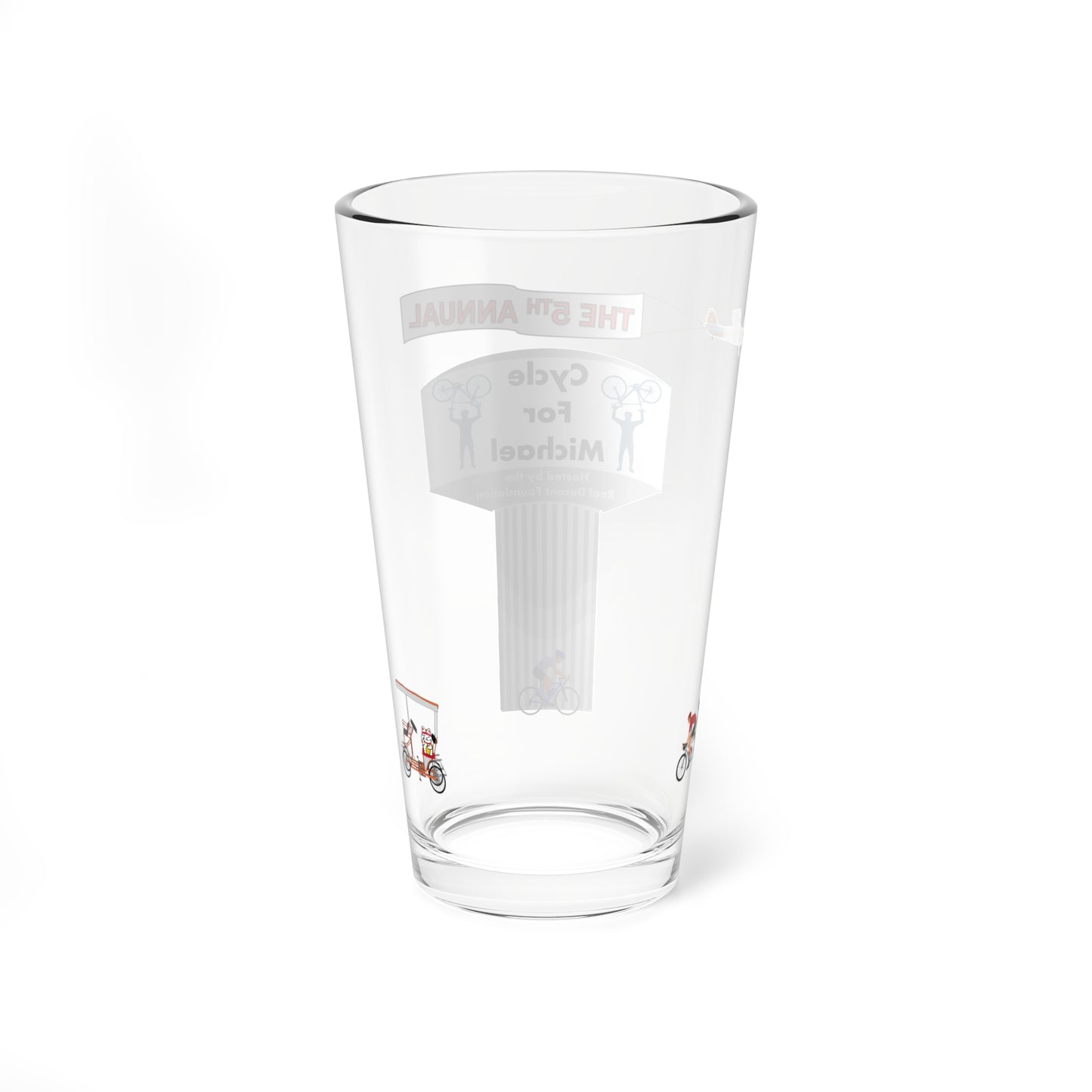 2025 Cycle For Michael Pint Glass