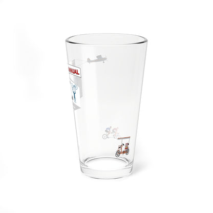 2025 Cycle For Michael Pint Glass